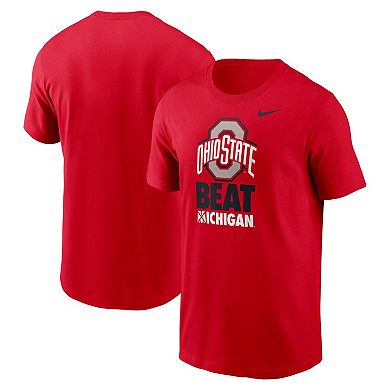 Men's Nike Scarlet Ohio State Buckeyes Rivalry T-Shirt