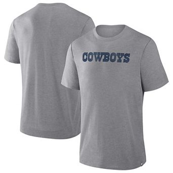 Men's Fanatics Heather Gray Dallas Cowboys Tri-Blend T-Shirt