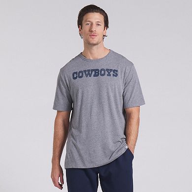 Men's Fanatics Heather Gray Dallas Cowboys Tri-Blend T-Shirt