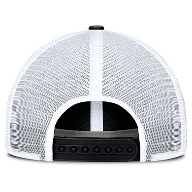 Men's Fanatics Black/White Colorado Avalanche Averie Trucker Adjustable Hat