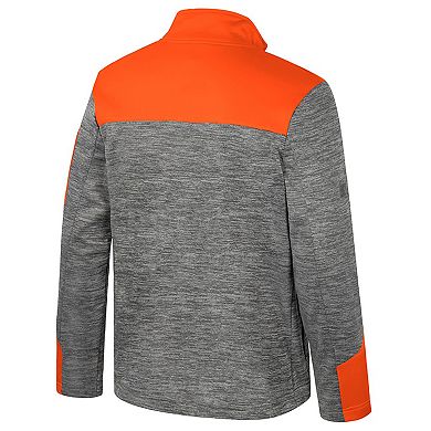 Men's Colosseum Gray/Orange Syracuse Orange Guard Full-Zip Jacket