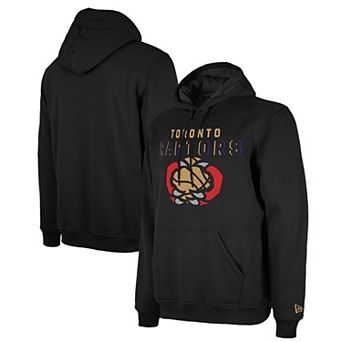 Men's New Era Black Toronto Raptors 2024/25 City Edition Pullover Hoodie
