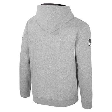 Men's Colosseum Heather Gray Oklahoma State Cowboys Oorah OHT Military Appreciation Pullover Hoodie
