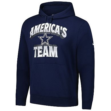 Men's Nike Navy Dallas Cowboys Local America's Team Pullover Hoodie