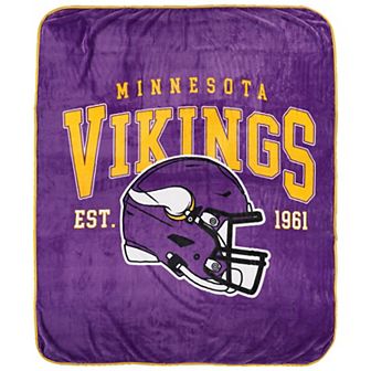 Pegasus Minnesota Vikings Vintage Arch Ultra Soft 50" x 60" Blanket