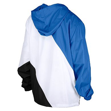 Men's New Era Blue Sacramento Kings 2024/25 City Edition Full-Zip Windbreaker Jacket