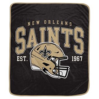 Pegasus New Orleans Saints Vintage Arch Ultra Soft 50" x 60" Blanket