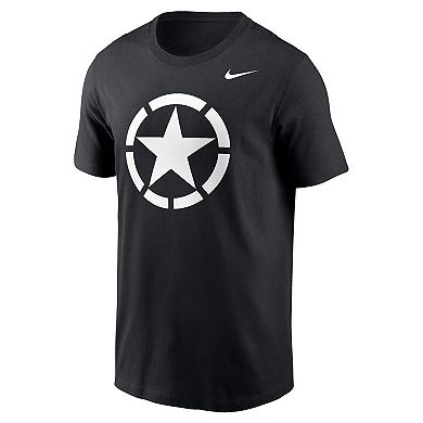 Men's Nike Black Army Black Knights 2024 Rivalry Collection Star T-Shirt