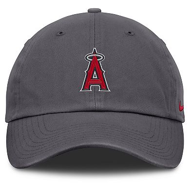 Men's Nike Gray Los Angeles Angels Club Adjustable Hat