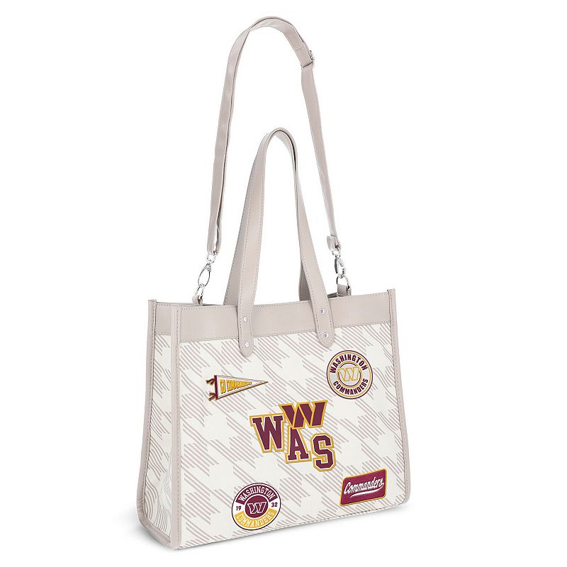 WEAR by Erin Andrews Washington Commanders Patch Printed Tote Bag, Wft Team