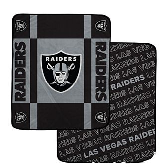 Pegasus Las Vegas Raiders 60” x 70” Reverse Block Double-Sided Ultra Cozy Blanket