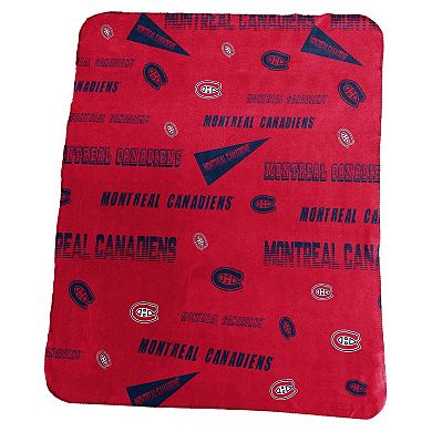 "Montreal Canadiens 50"" x 60"" Classic Fleece Blanket"