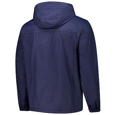 Men's Dunbrooke Navy Tennessee Titans Tropic Waterproof Packable Full-Zip Hoodie Jacket