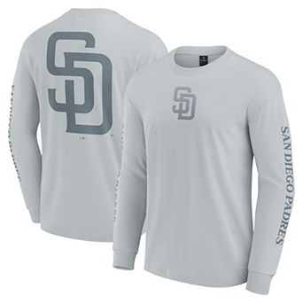 Men's Fanatics Gray San Diego Padres Elements Strive Long Sleeve T-Shirt