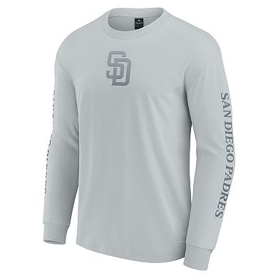 Men's Fanatics Gray San Diego Padres Elements Strive Long Sleeve T-Shirt