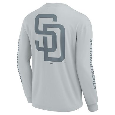 Men's Fanatics Gray San Diego Padres Elements Strive Long Sleeve T-Shirt