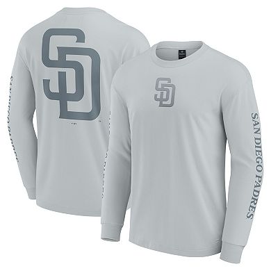 Men's Fanatics Gray San Diego Padres Elements Strive Long Sleeve T-Shirt