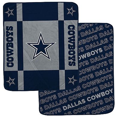 Pegasus Dallas Cowboys 60 ۝ x 70 ۝ Reverse Block Double-Sided Ultra Cozy Blanket
