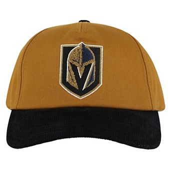 Men's American Needle Tan/Black Vegas Golden Knights Burnett Adjustable Hat