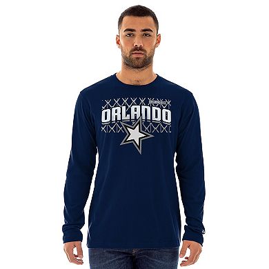 Men's New Era Navy Orlando Magic 2024/25 City Edition Long Sleeve T-Shirt