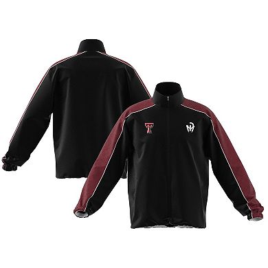 Men's Mahomes Black Texas Tech Red Raiders Full-Zip Track Jacket