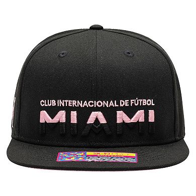 Unisex Black Inter Miami CF Loyalty Snapback Hat