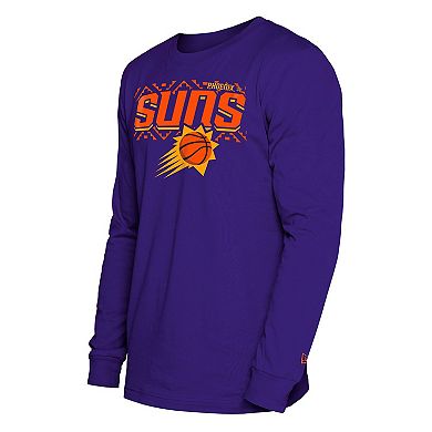 Men's New Era Purple Phoenix Suns 2024/25 City Edition Long Sleeve T-Shirt