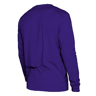 Men's New Era Purple Phoenix Suns 2024/25 City Edition Long Sleeve T-Shirt