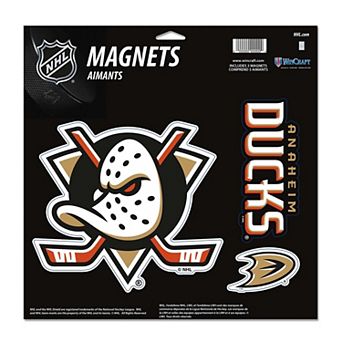 WinCraft Anaheim Ducks Three-Pack Indoor/Outdoor Vinyl Magnet Set