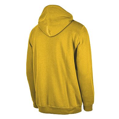 Men's New Era Indiana Pacers Gold Tip-Off Collection Pullover Hoodie
