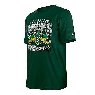 Men's New Era Hunter Green Milwaukee Bucks Sport Classics T-Shirt