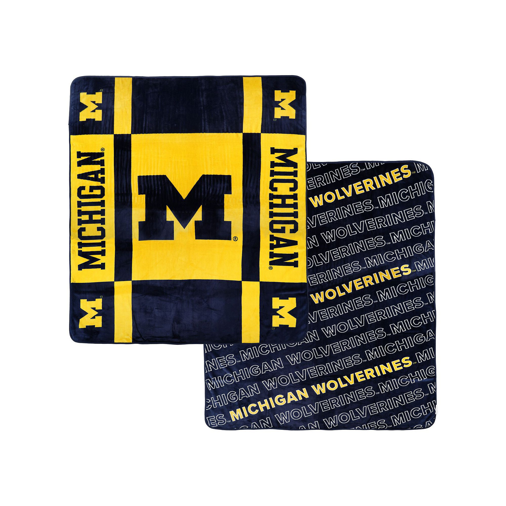 Pegasus  Michigan Wolverines 60�۝ x 70�۝ Reverse Block Double-Sided U