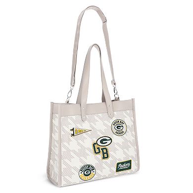 WEAR by Erin Andrews Green Bay Packers Patch Printed Tote Bag