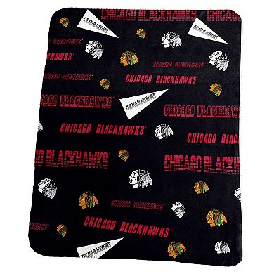 "Chicago Blackhawks 50"" x 60"" Classic Fleece Blanket"