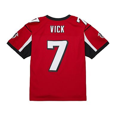 Men's Mitchell & Ness Michael Vick Red Atlanta Falcons 2003 Legacy Replica Jersey