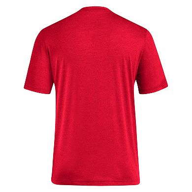 Men's adidas Red Texas Tech Red Raiders Locker Swish Tri-Blend T-Shirt