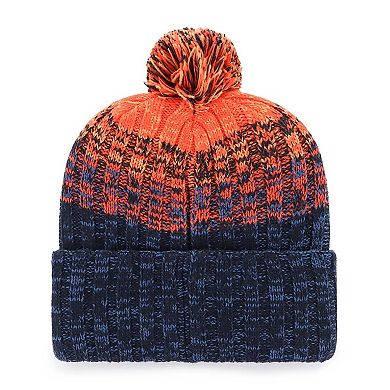 Men's '47 Navy Houston Astros Cascade Cuffed Knit Hat with Pom