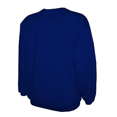 Men's Stitches Royal New York Mets Pullover Sweatshirt