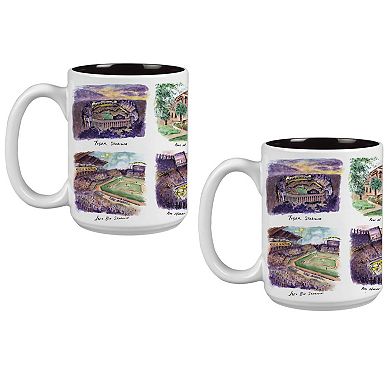 LSU Tigers 2-Pack 15oz. Laura Wilcox University Mug Set
