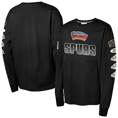 Youth Mitchell & Ness Black San Antonio Spurs Hardwood Classics