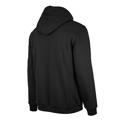 Men's New Era Black Los Angeles Lakers 2024/25 City Edition Chenille Heavyweight Pullover Hoodie