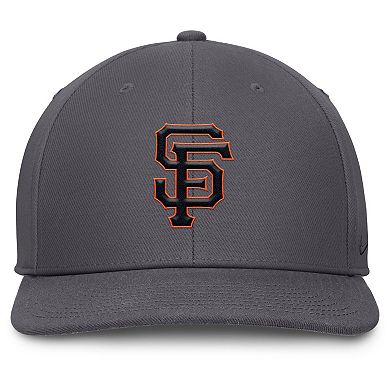 Men's Nike Gray San Francisco Giants Pro Performance Snapback Hat