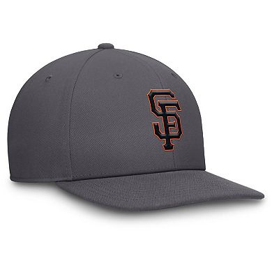 Men's Nike Gray San Francisco Giants Pro Performance Snapback Hat