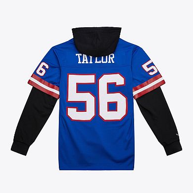 Men's Mitchell & Ness Lawrence Taylor Royal New York Giants Player Name