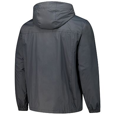 Men's Dunbrooke Graphite Tampa Bay Buccaneers Tropic Waterproof Packable Full-Zip Hoodie Jacket