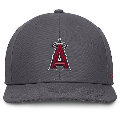 Men's Nike Gray Los Angeles Angels Pro Performance Snapback Hat