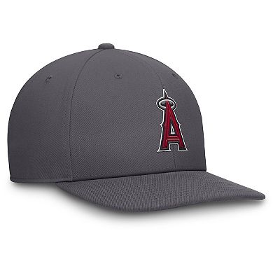 Men's Nike Gray Los Angeles Angels Pro Performance Snapback Hat