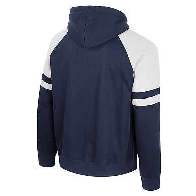 Men's Colosseum Navy Penn State Nittany Lions Todd Raglan Pullover Hoodie