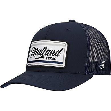 Men's HOOey Navy Dallas Cowboys Midland Rig Trucker Adjustable Hat