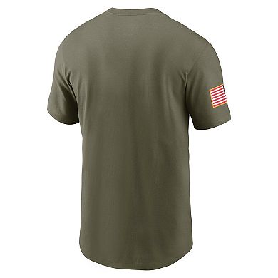 Men's Nike Olive Duke Blue Devils 2024 Military Appreciation Performance T-Shirt